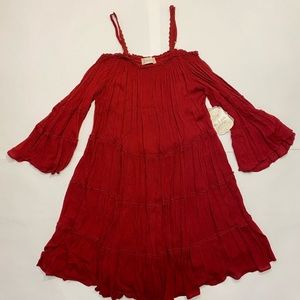 Altar’d State Flowy Red Dress (Small)